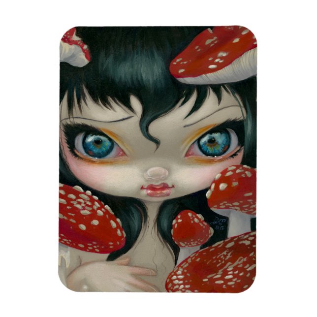 "Giftige Schönheiten VI: Fly Agaric" Flex Magnet (Vertikal)