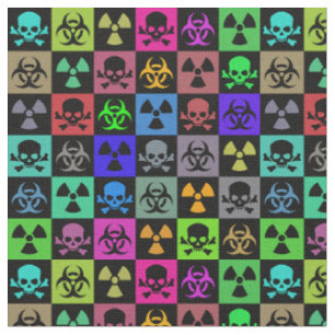 Giftige Skulls punk Art Stoff