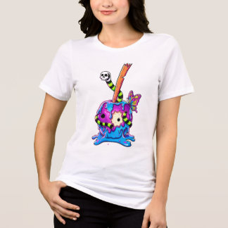 Giftiger Apfel Grafik T-Shirt Tri-Blend Shirt