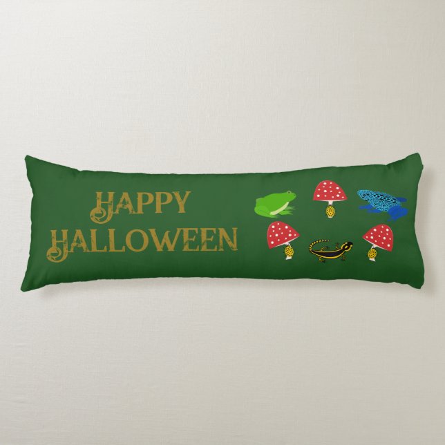 Giftiger Halloween-Wald Custom Seitenschläferkissen (Vorderseite)