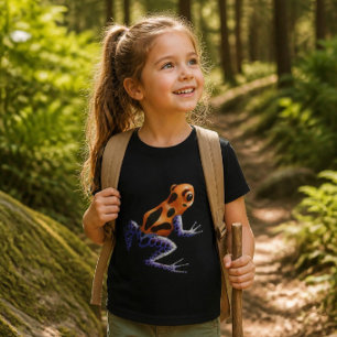 Giftiger Pfeilfrosch Regenwald Amphibie Grafik T-Shirt