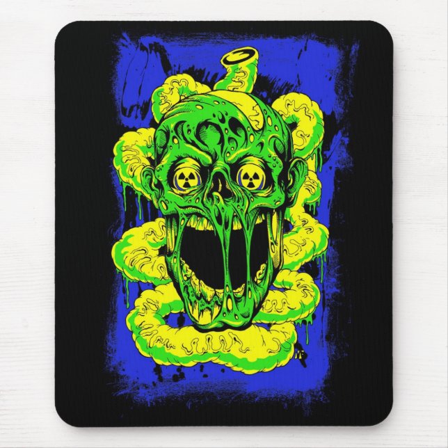 Giftiger Zombie Mousepad (Vorne)