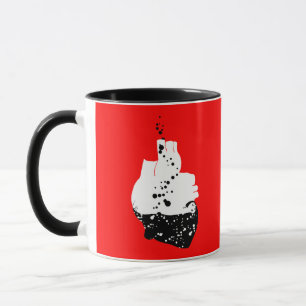 giftiges Herz Tasse