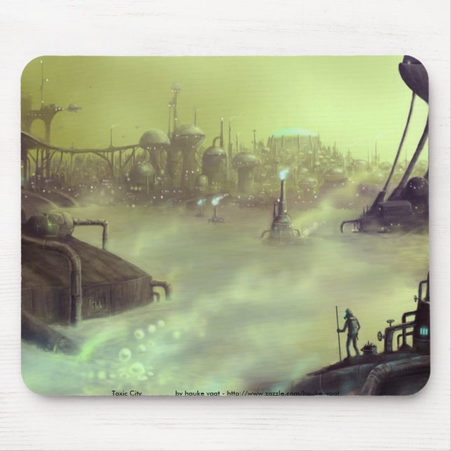 giftiges Stadt mousepad (Vorne)