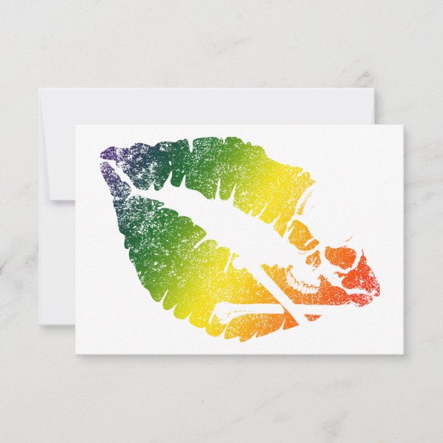 Giftlippen Einladung (Vorderseite)