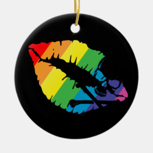 Giftlippen Keramik Ornament