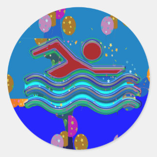 GiftPack Grußkleber - Künstlerische Dekorative Runder Aufkleber