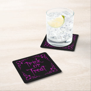 Giftpapier Untersetzer Poison Purple Trick or Trea