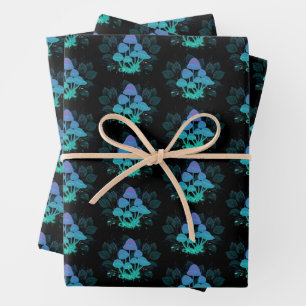 Giftpilze in Büschen Geschenkpapier Set