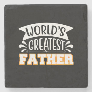 Gifts Dad World's Greatest Father Steinuntersetzer