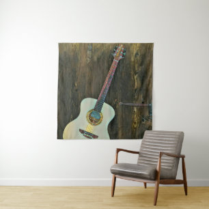 Gifts for a musician guitarist wandteppich