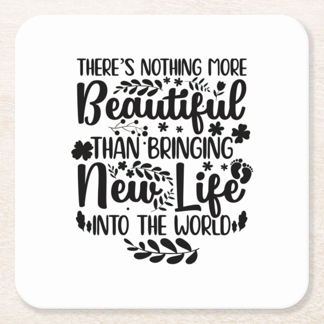 Gifts for Midwives | Midwife Maternity Nurse Birth Rechteckiger Pappuntersetzer (Vorderseite)
