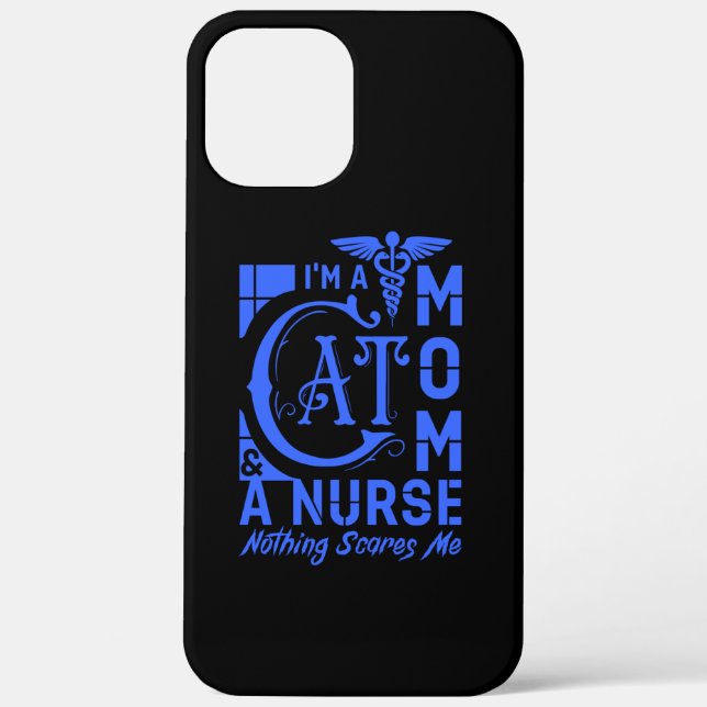 Gifts for Nurse Cat Mom Case-Mate iPhone Hülle (Rückseite)
