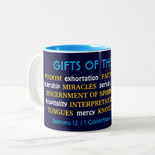 GIFTS OF THE SPIRIT Inspiration CHRISTLICH Zweifarbige Tasse