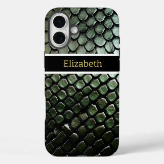 Giftschlangenmuster in der Natur iPhone 16 Plus Hülle