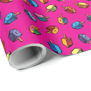Giftwrap - Chanukah Gift Wrapping Paper - Judaika Geschenkpapier