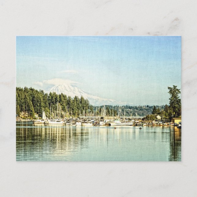 Gig Harbor Postkarte (Vorderseite)
