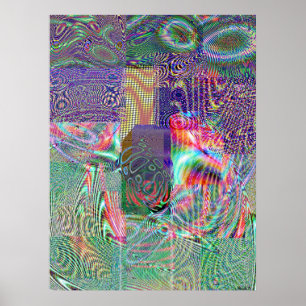 Giga Pixel-Mischung Poster