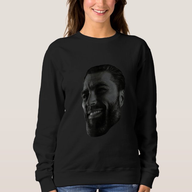 Gigachad Average Sigma Male Grindset Meme 20 Sweatshirt (Vorderseite)