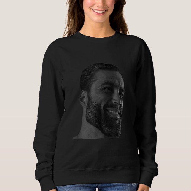 Gigachad Average Sigma Male Grindset Meme 26 Sweatshirt (Vorderseite)