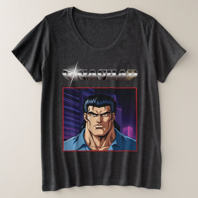 GIGACHAD GROßE GRÖßE T-Shirt (Design vorne)