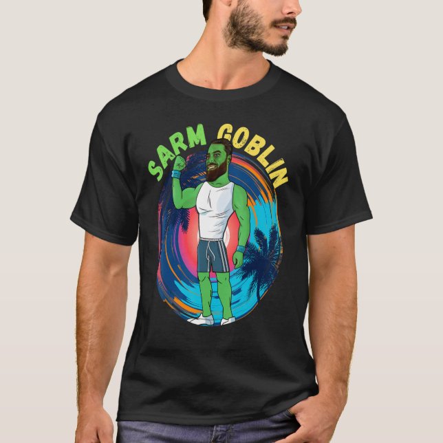 Gigachad Sarm Goblin Body Gebäude Giga Chad Gym T-Shirt (Vorderseite)