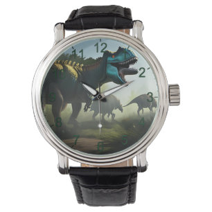 Giganotosaurus Dinosaurier Prowling, Mens Watch Armbanduhr