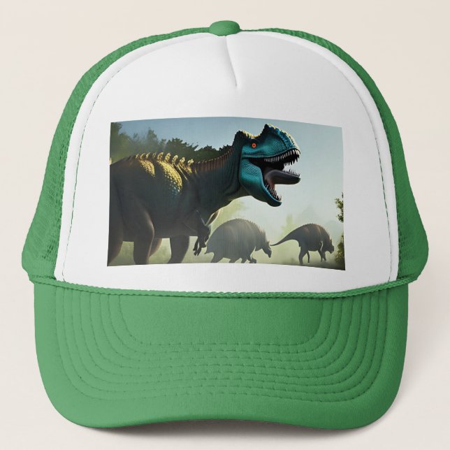 Giganotosaurus Dinosaurier Prowling, Truckers Hat Truckerkappe (Vorderseite)