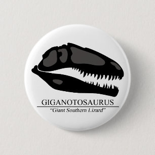 Giganotosaurus Skull Button
