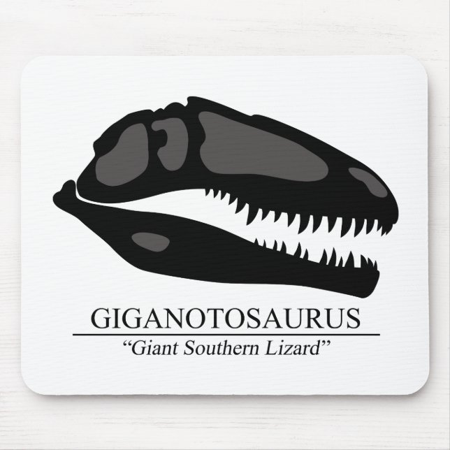 Giganotosaurus Skull Mousepad (Vorne)