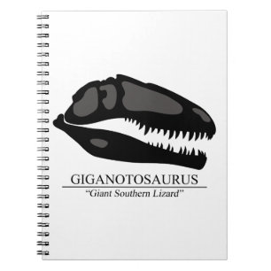 Giganotosaurus Skull Notizblock