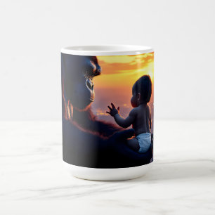 Gigant & Baby bei Sunset. Kaffeetasse