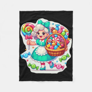 Gigant Candy Land Game Crew Candy Land Kostüme Adu Fleecedecke