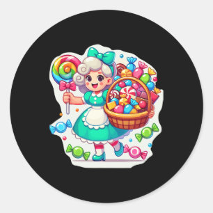 Gigant Candy Land Game Crew Candy Land Kostüme Adu Runder Aufkleber