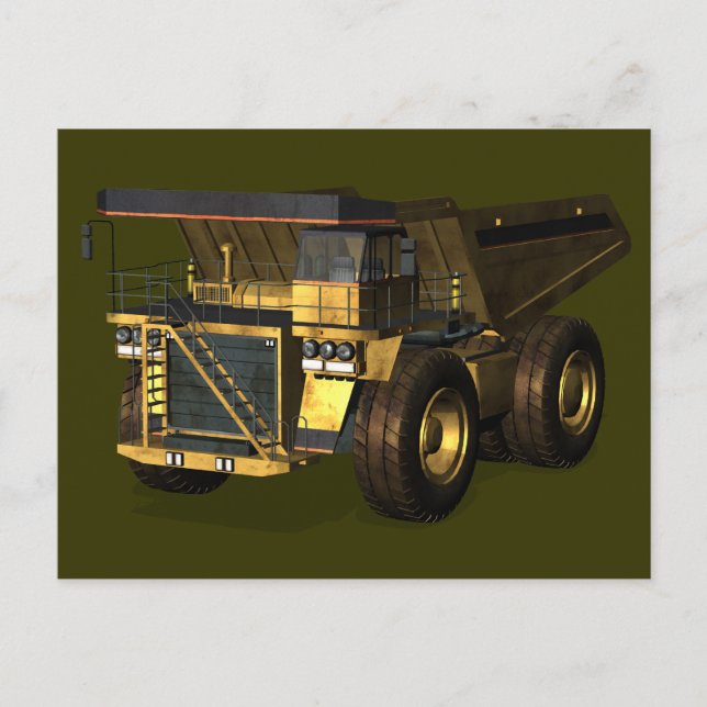 Gigant Dump Truck Postkarte (Vorderseite)