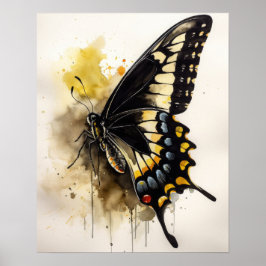 Gigant Frack Butterfly Art Print Poster
