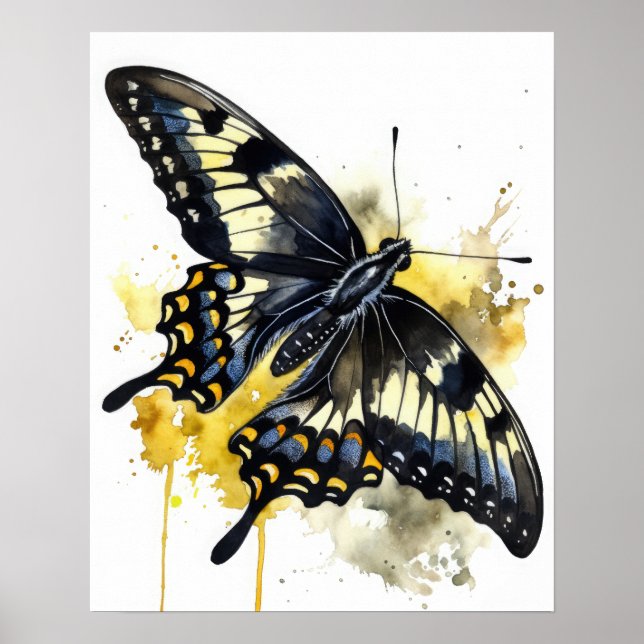 Gigant Frack Butterfly Art Print Poster (Vorne)