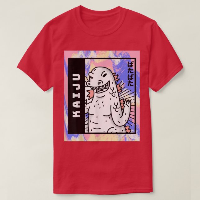 Gigant Tokyo Japan Kaiju Seltsames Kreaturmonster  T-Shirt (Design vorne)