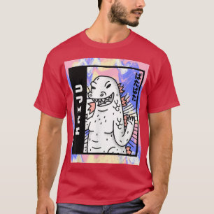 Gigant Tokyo Japan Kaiju Seltsames Kreaturmonster  T-Shirt
