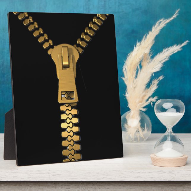 Gigant Zipper Plaque (3) Größen Fotoplatte (Seite)