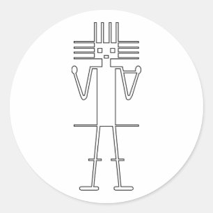 Gigante de Atacama Runder Aufkleber