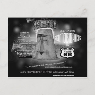 Giganticus headicus Grüße von AZ Route 66 Postkarte