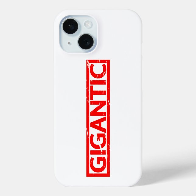 gigantische Briefmarke Case-Mate iPhone Hülle (Rückseite)