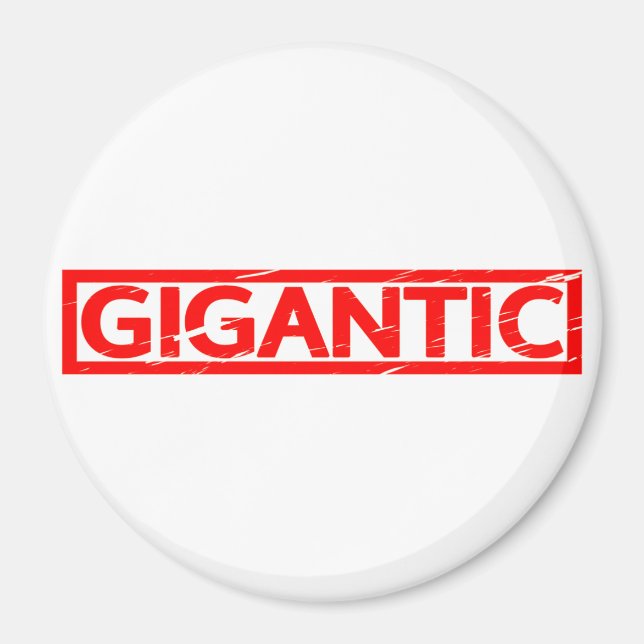 gigantische Briefmarke Magnet (Vorne)