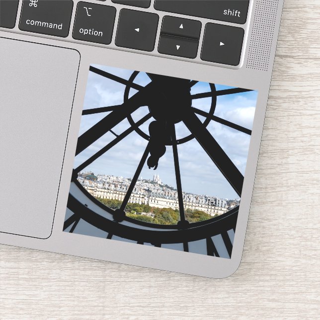 Gigantische Glasuhr im Musée d'Orsay - Paris Aufkleber (Detail)