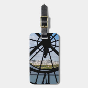 Gigantische Glasuhr im Musée d'Orsay - Paris Gepäckanhänger