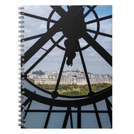 Gigantische Glasuhr im Musée d'Orsay - Paris Notizblock