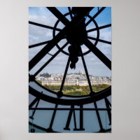 Gigantische Glasuhr im Musée d'Orsay - Paris
