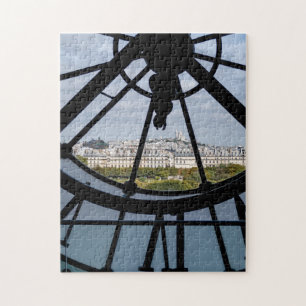 Gigantische Glasuhr im Musée d'Orsay - Paris Puzzle