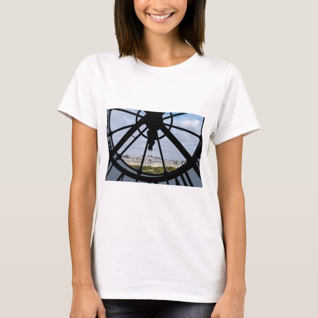 Gigantische Glasuhr im Musée d'Orsay - Paris T-Shirt (Vorderseite)